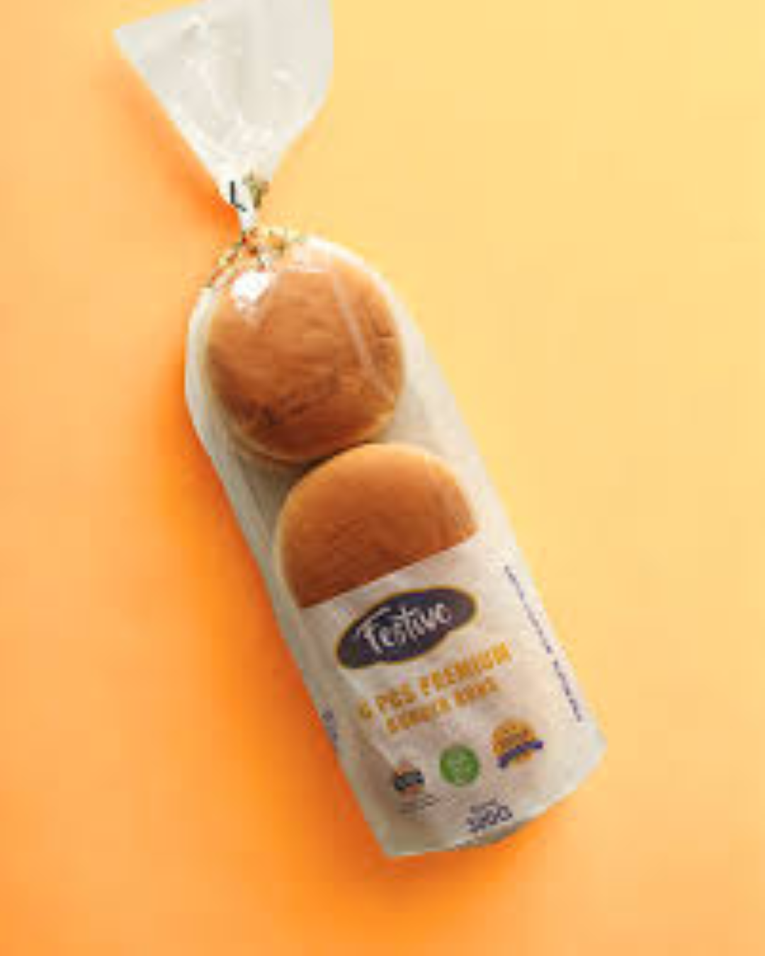 FESTIVE PLAIN MEGA BUNS 5''